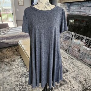 Versatile Super Soft Grey T-Shirt Dress